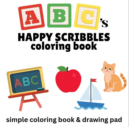 ABC’s Happy Scribbles book cover