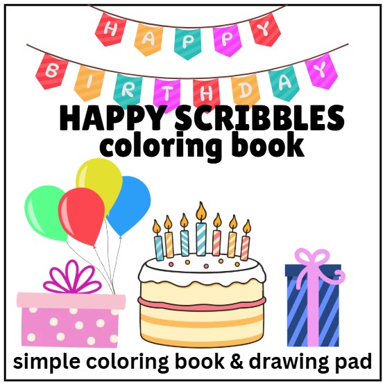 Happy Birthday Happy Scribbles book cover